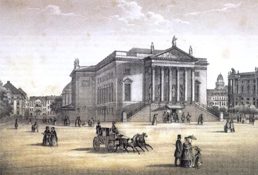 Berlin, Königliches Opernhaus, um 1840
